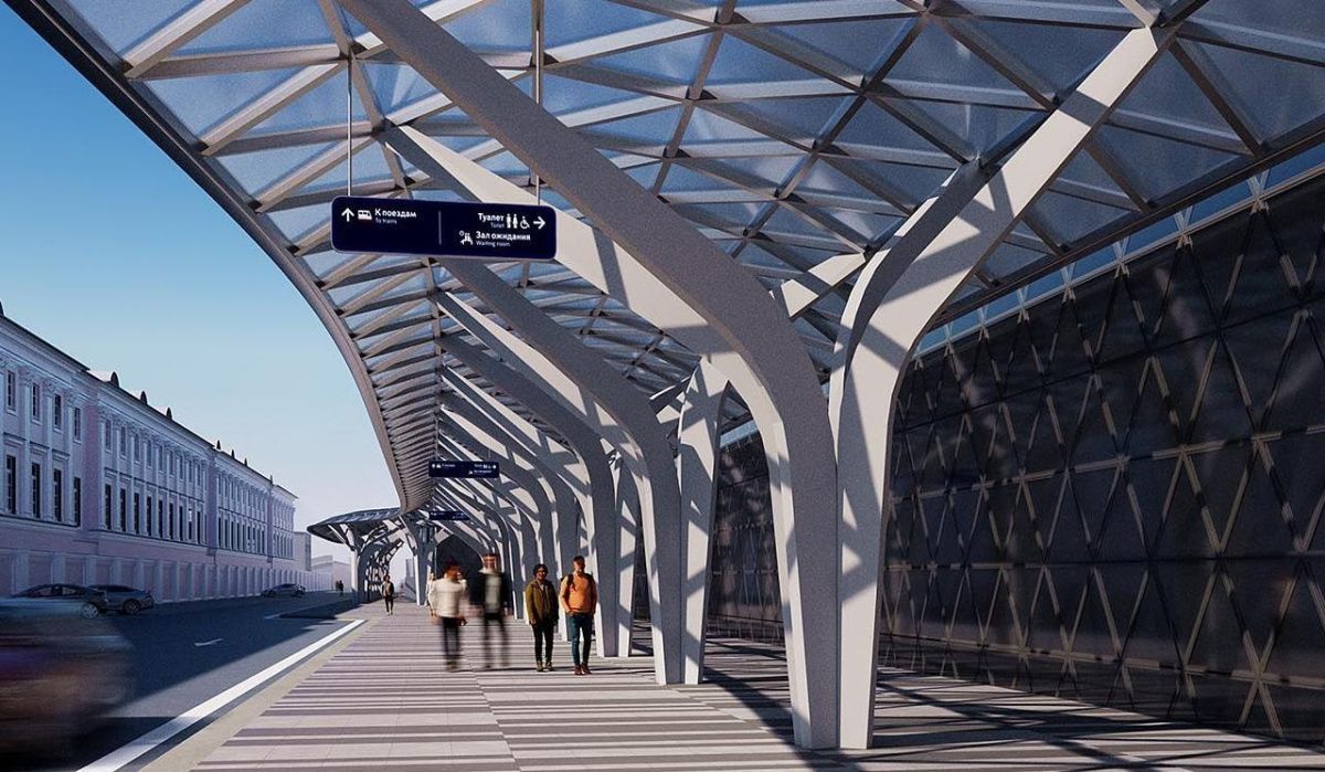 На Ленинградском вокзале Москвы появятся современные навесы