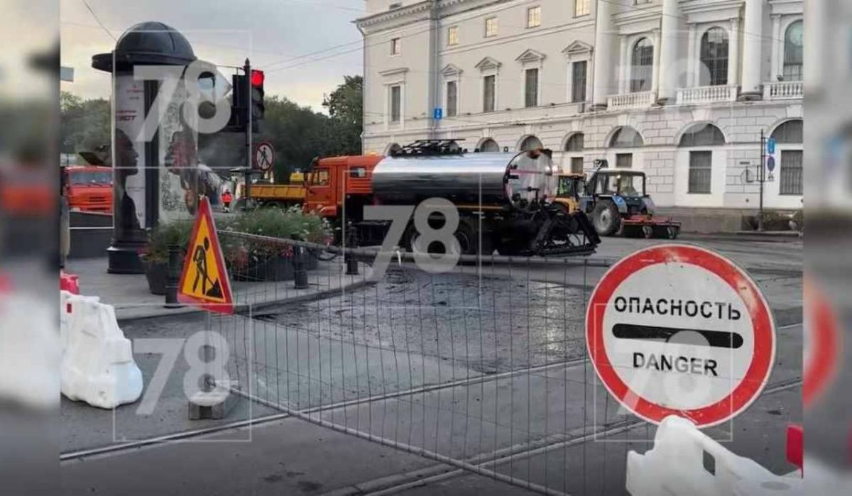 Третий этап ремонтных работ начался на Невском проспекте