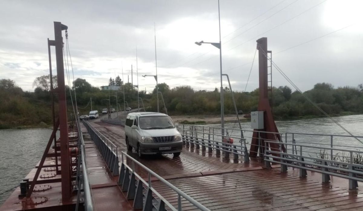 В Воронежской области перекрыли движение по наплавному мосту